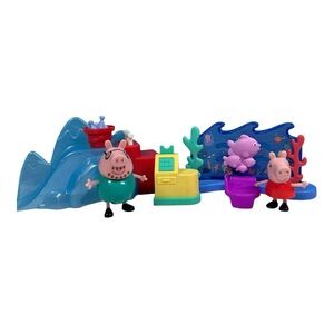 Peppa Pig Adventure Aquaarium Playset Figures Moveable Parts